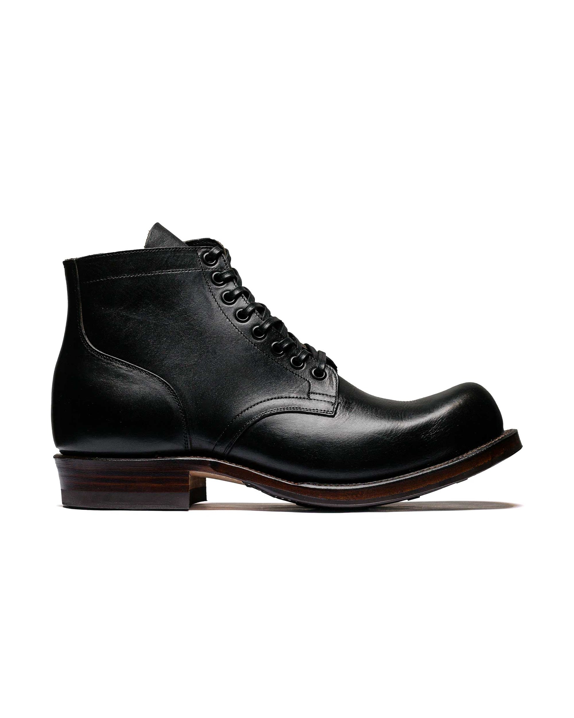 lost & found Viberg Viberg Service Boot 310 Black Wooly Chromexcel