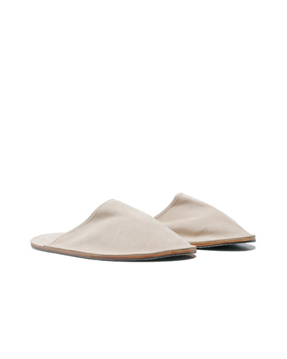 lost & found Viberg Viberg Slide Parchment Janus Calf Suede