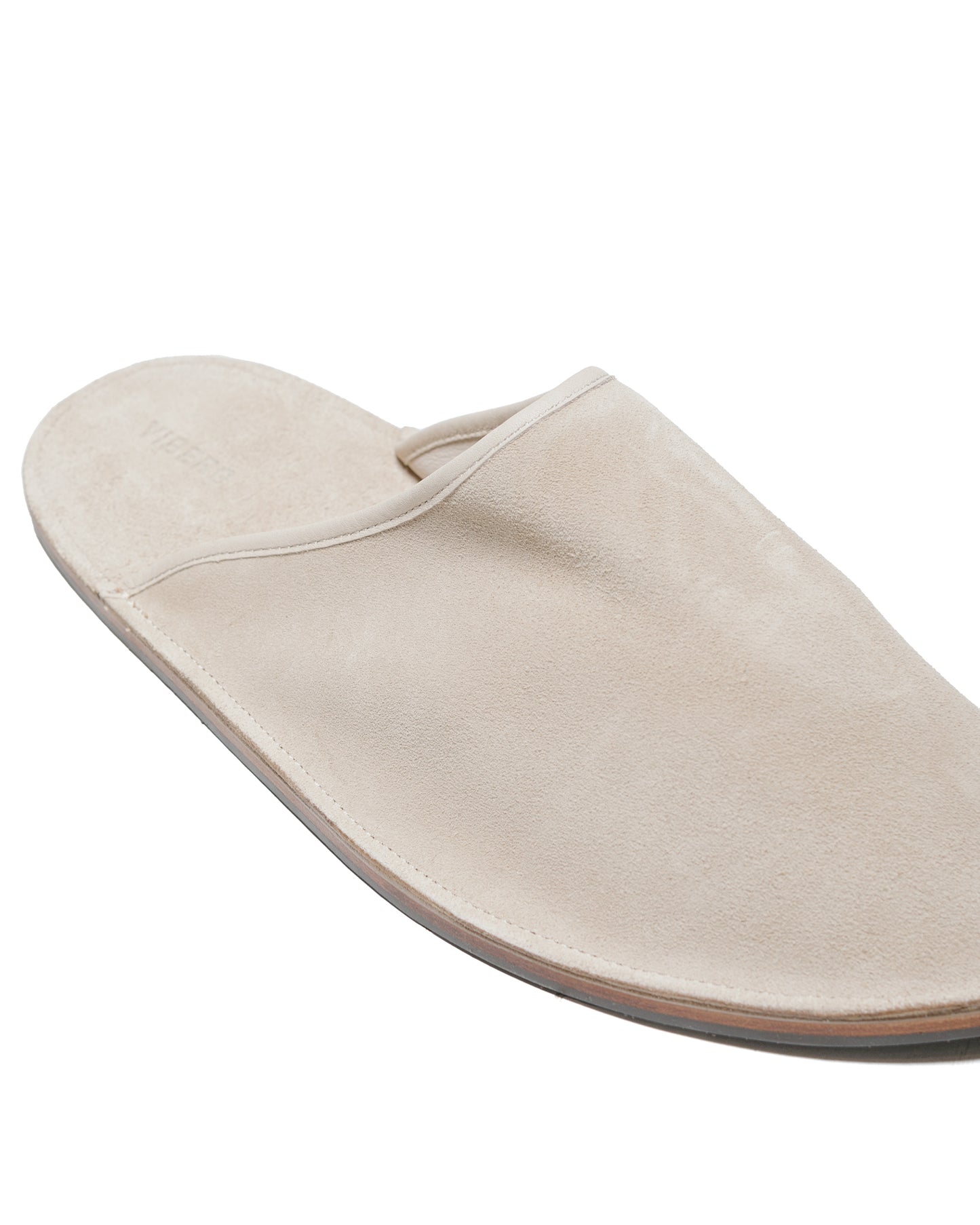 lost & found Viberg Viberg Slide Parchment Janus Calf Suede