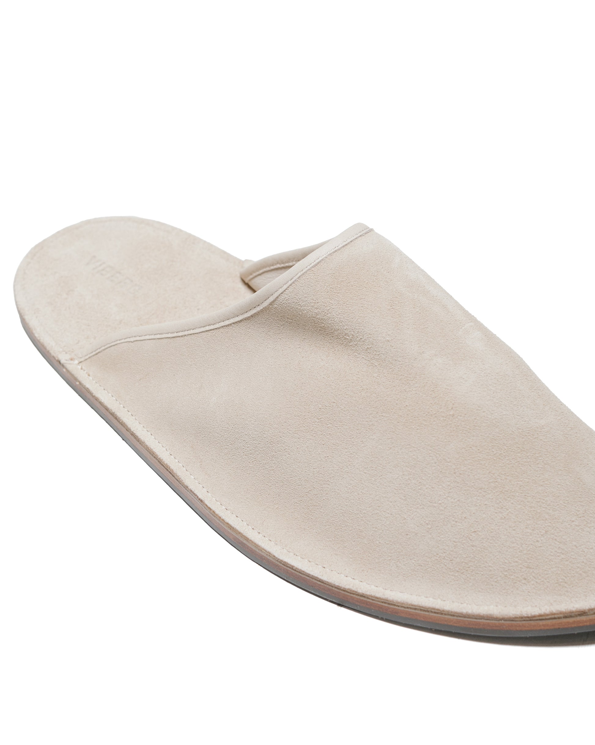 lost & found Viberg Viberg Slide Parchment Janus Calf Suede
