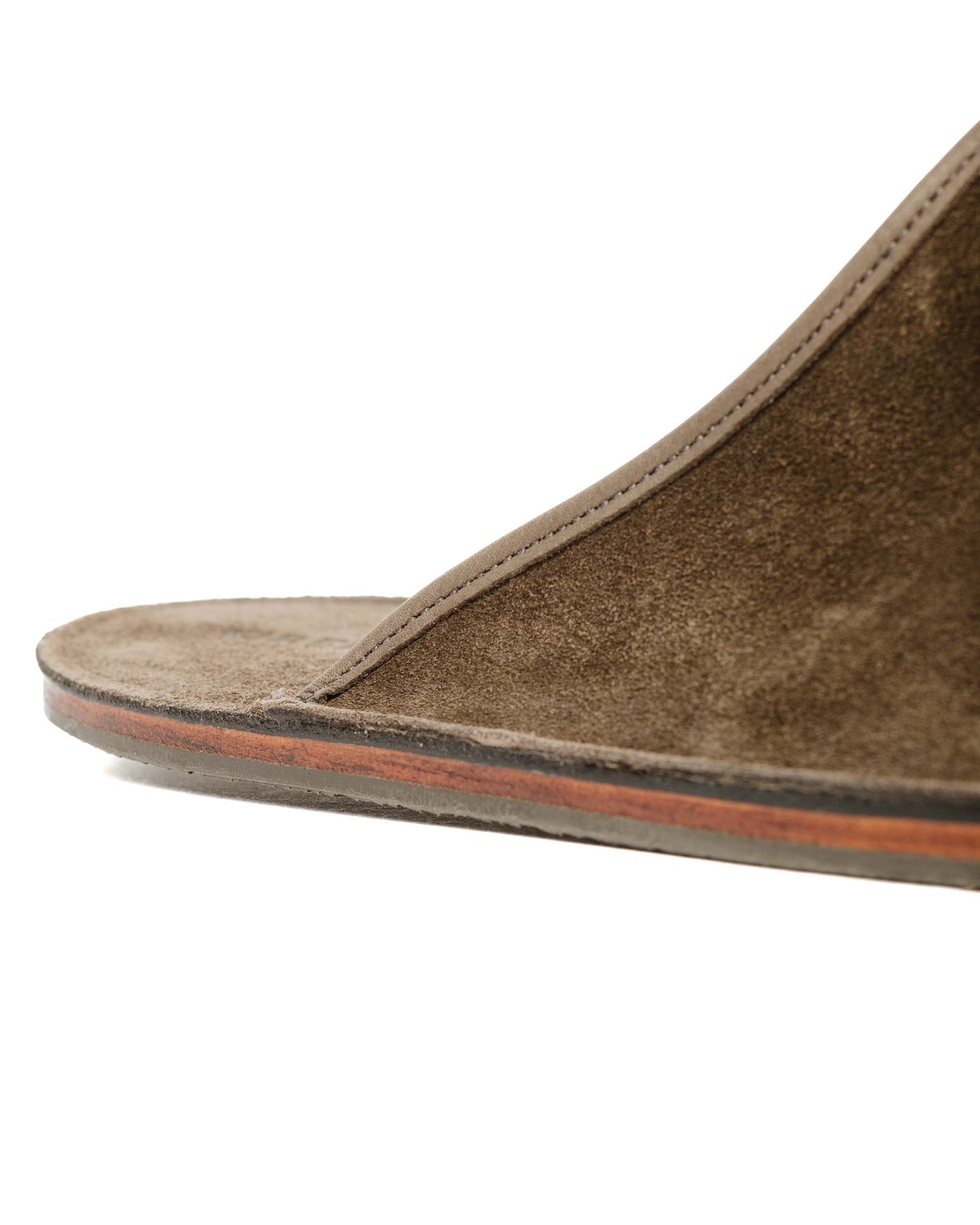 lost & found Viberg Viberg Slide Thyme Janus Calf Suede