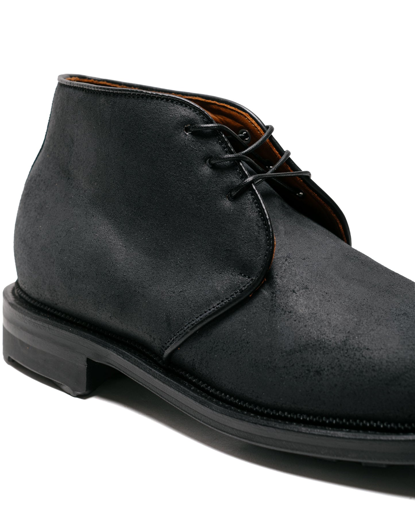 lost & found Viberg Viberg Uplands Boot Black Waxy Commander