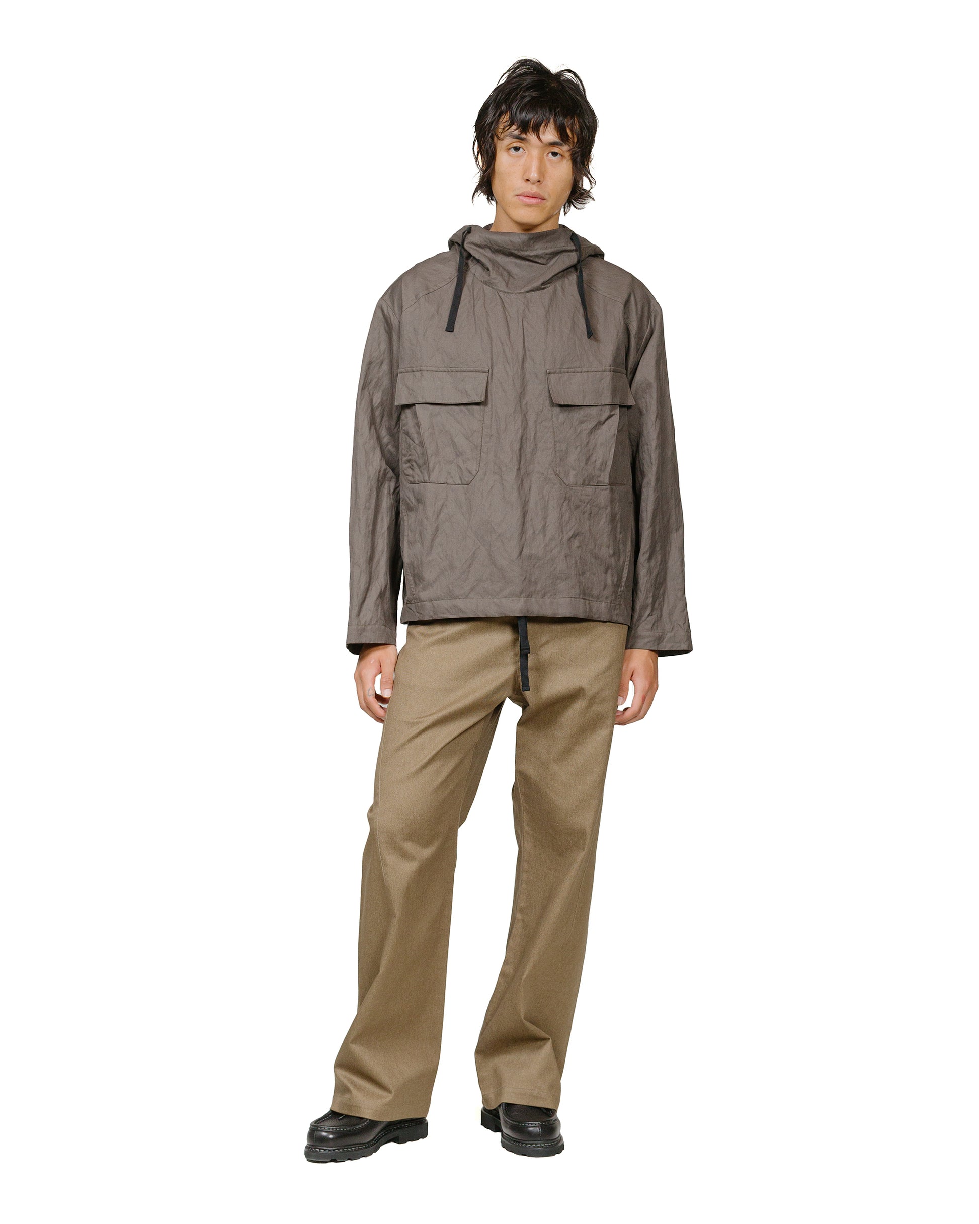 lost & found Wanze Wanze Army Smock Cotton Metal Kelp Green