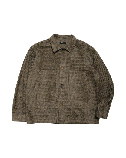 Wanze Chore Shirt Brushed Cotton Wool Plaid