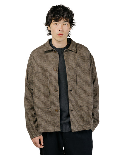 Wanze Chore Shirt Brushed Cotton Wool Plaid