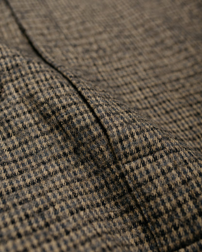 Wanze Chore Shirt Brushed Cotton Wool Plaid