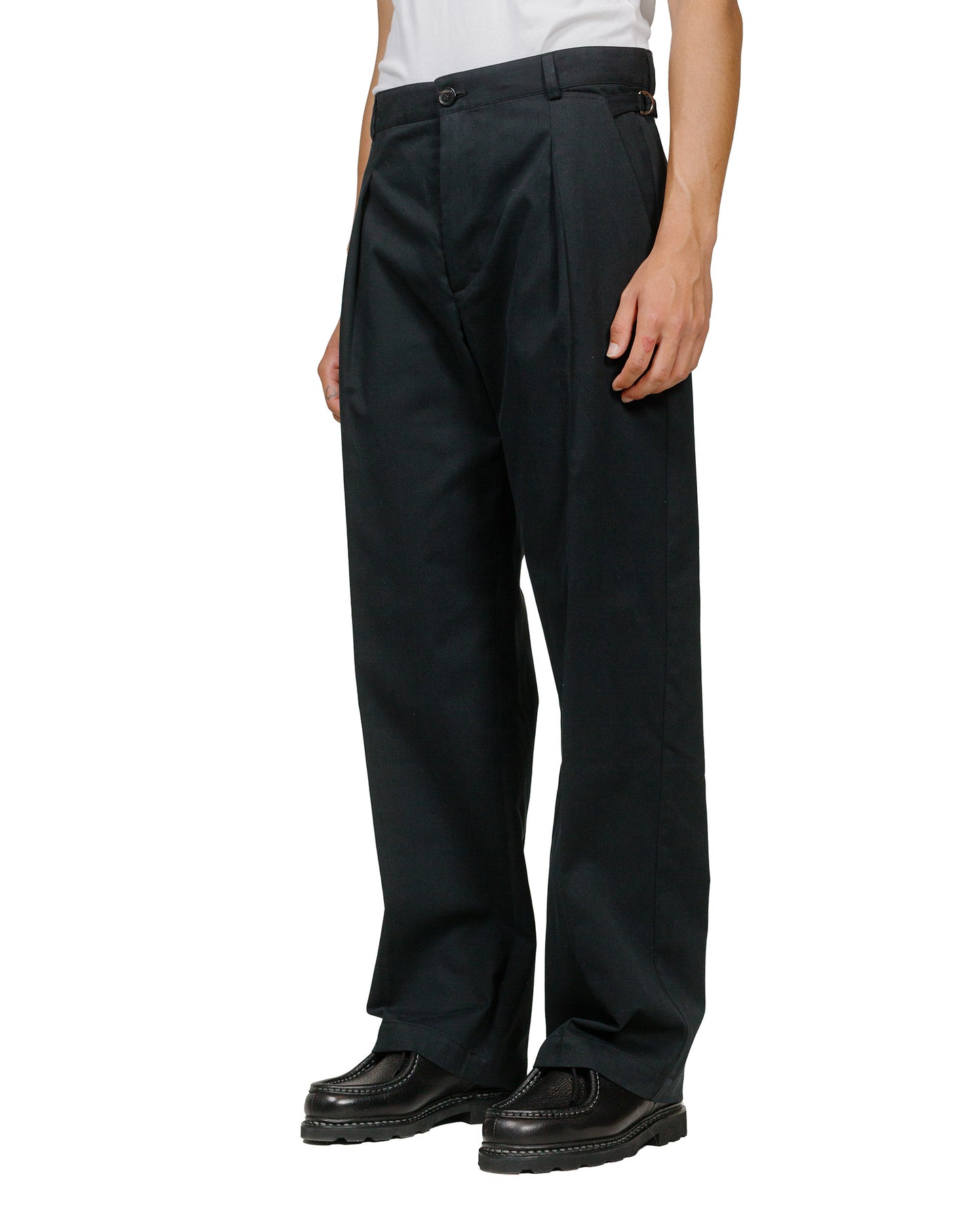 lost & found Wanze Wanze Cinch Trouser Cotton Twill Black