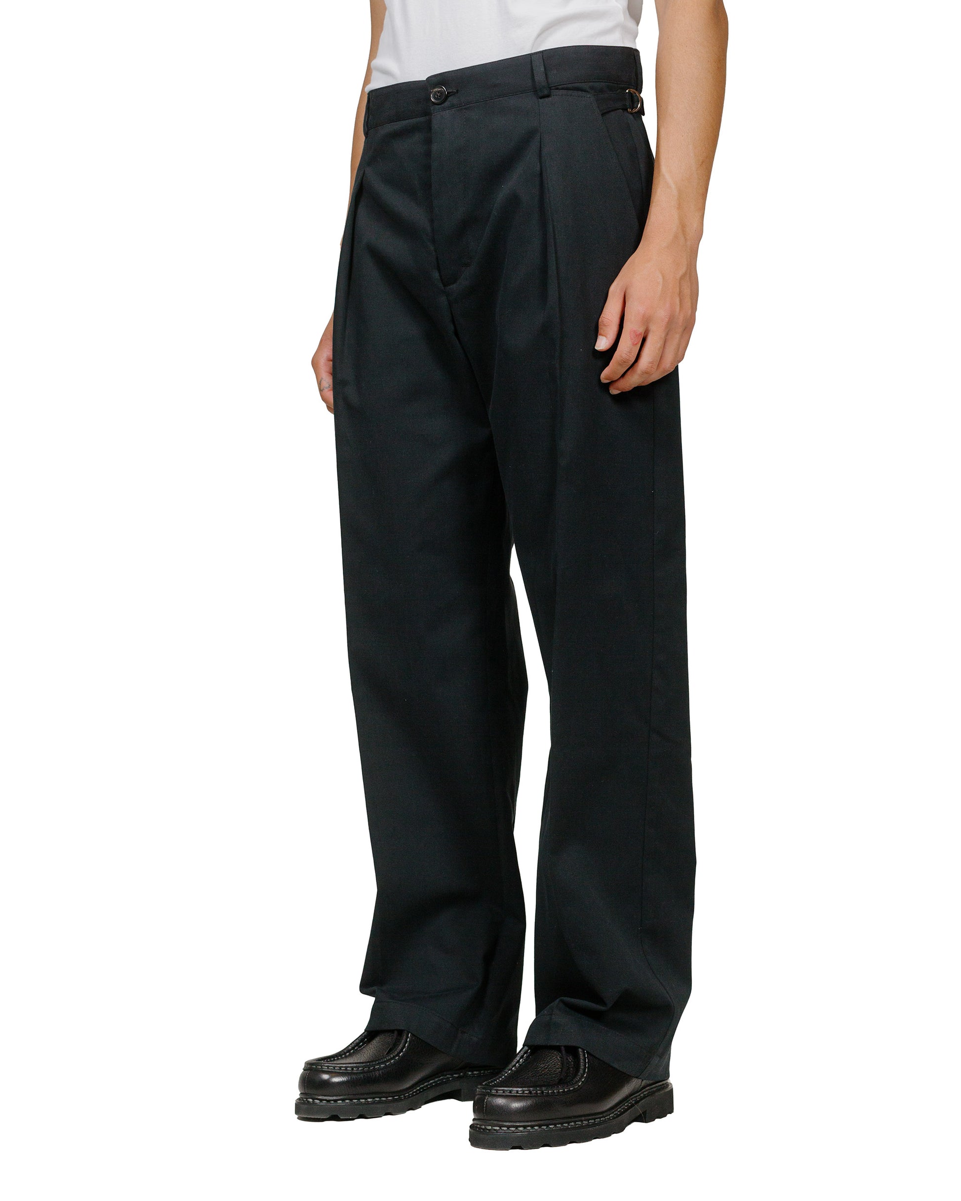 lost & found Wanze Wanze Cinch Trouser Cotton Twill Black
