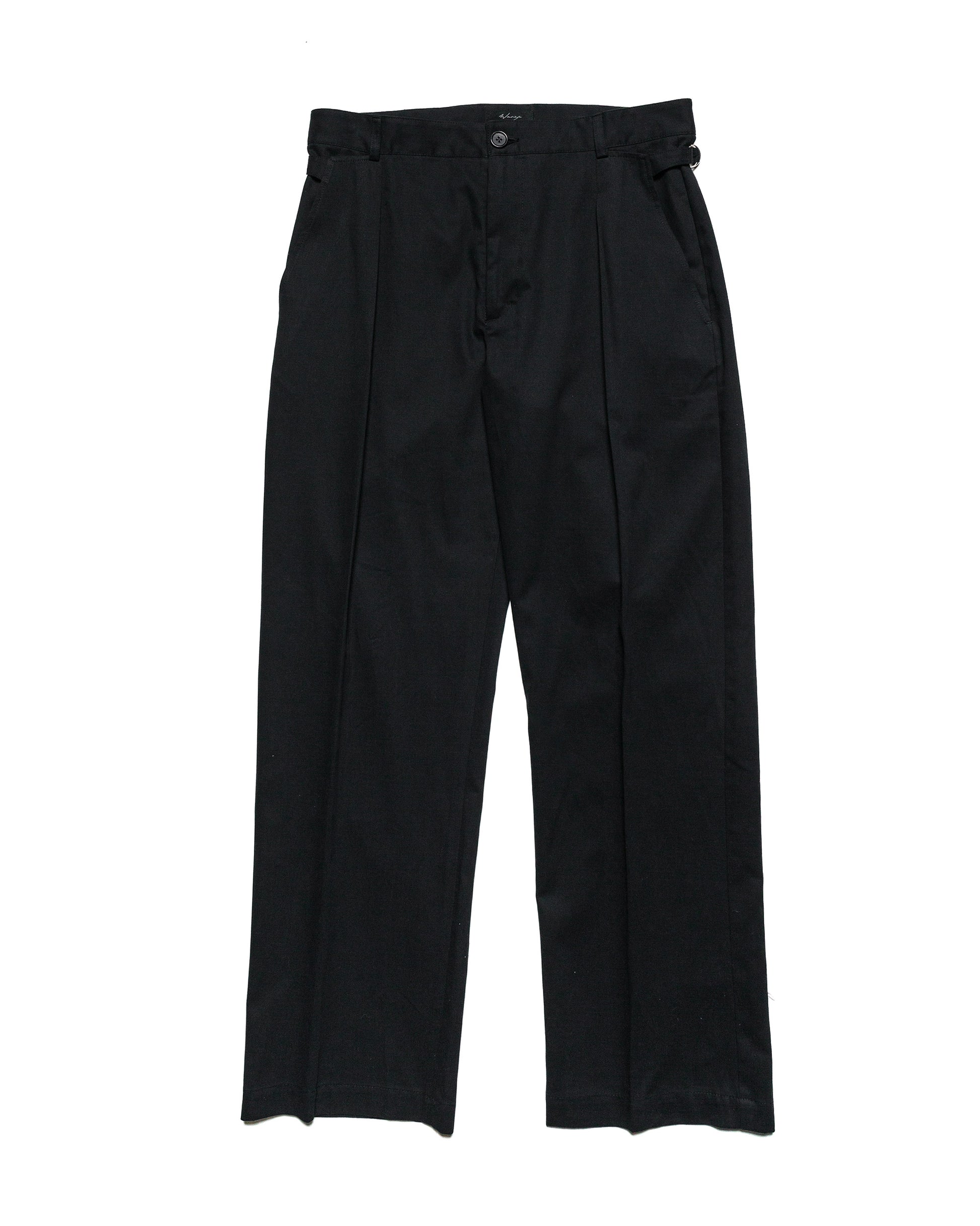 lost & found Wanze Wanze Cinch Trouser Cotton Twill Black