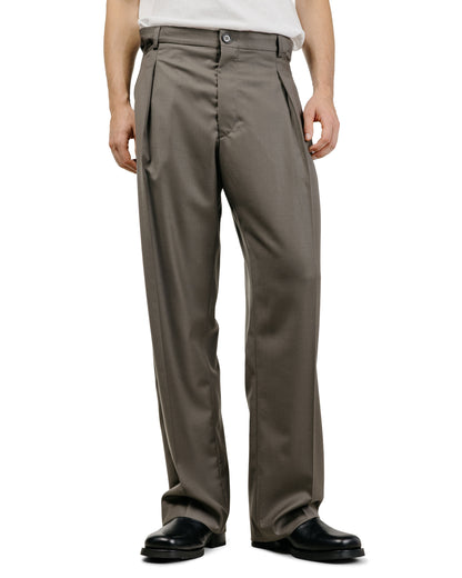 Wanze Cinch Trouser Super 140's Wool Clay