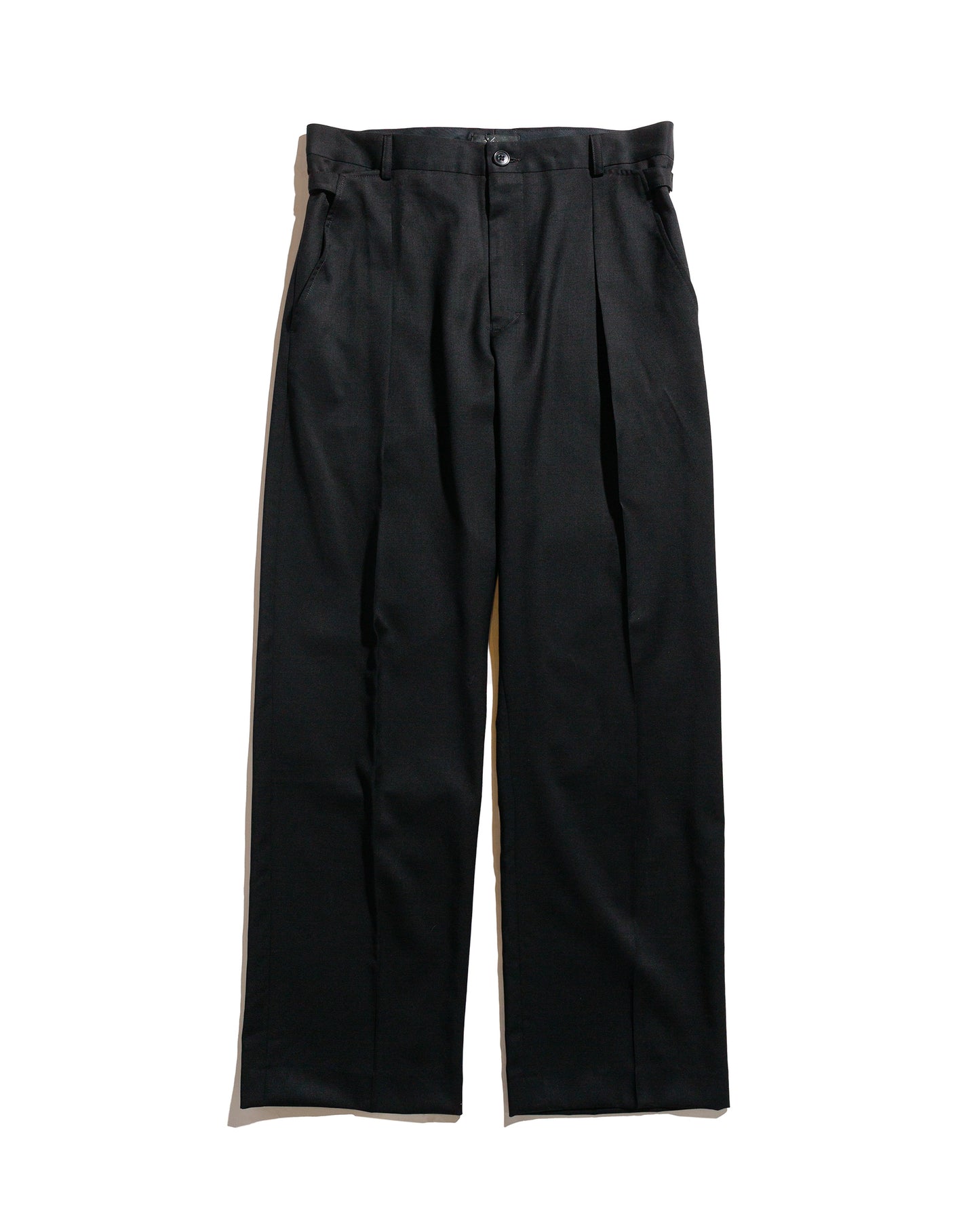 lost & found Wanze Wanze Cinch Trouser Tropical Wool Black