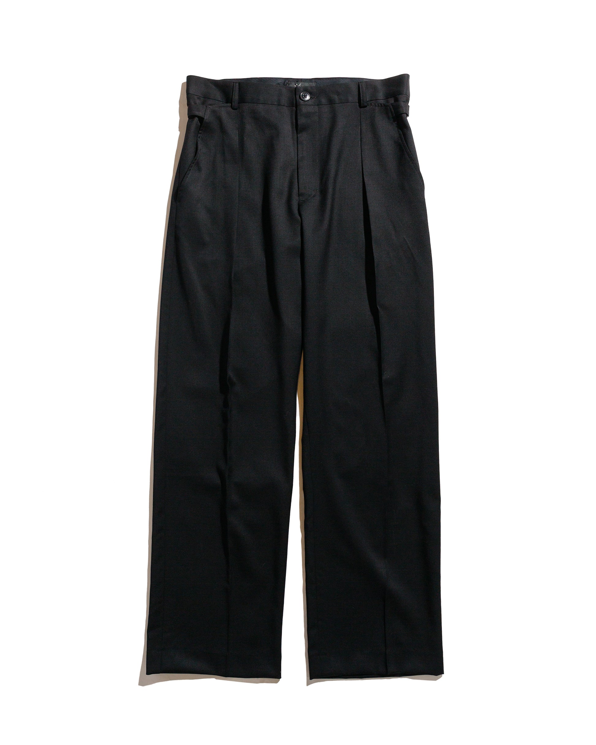 lost & found Wanze Wanze Cinch Trouser Tropical Wool Black