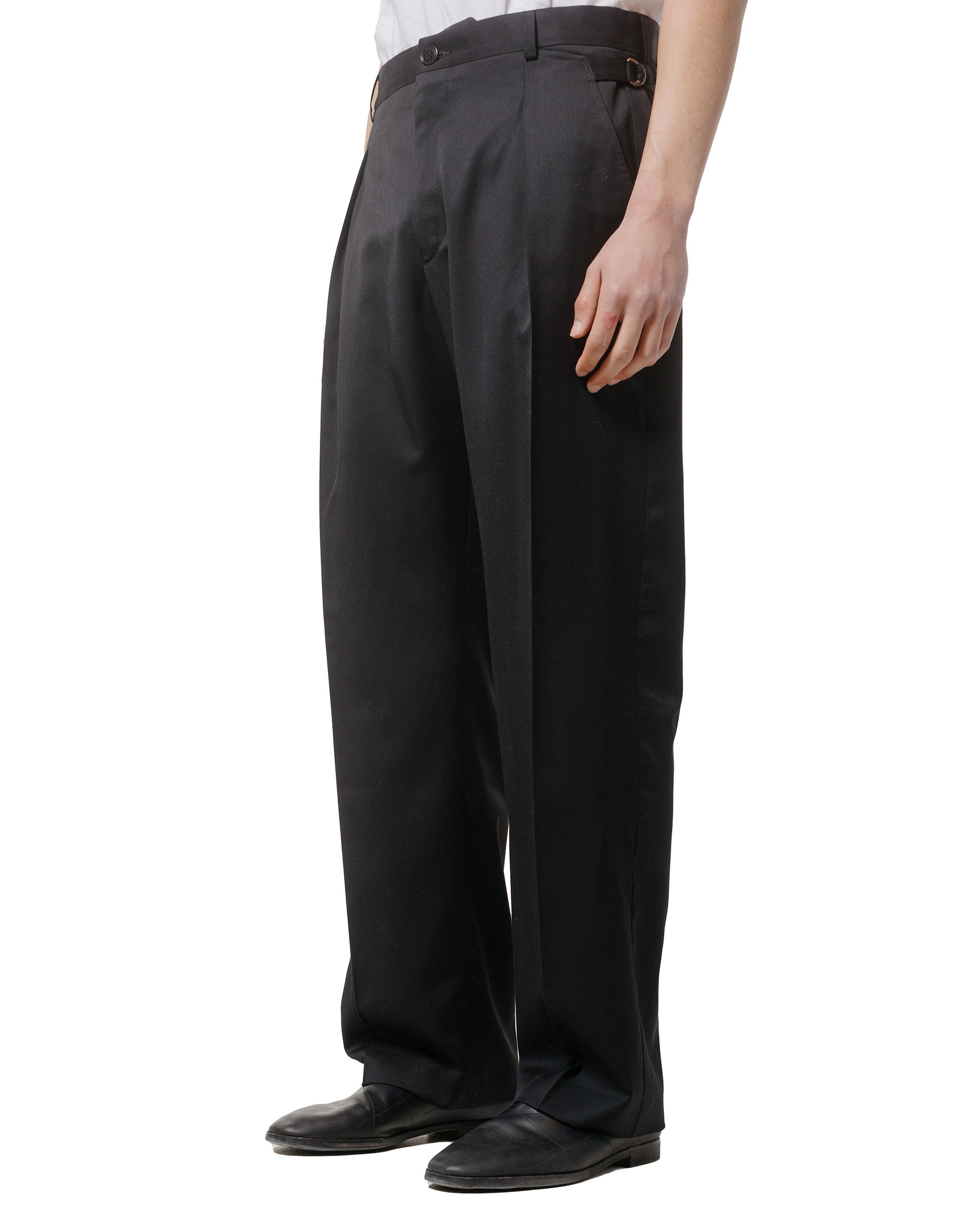 lost & found Wanze Wanze Cinch Trouser Tropical Wool Black