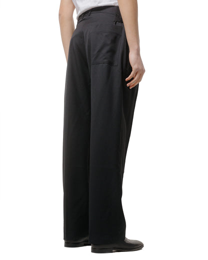 lost & found Wanze Wanze Cinch Trouser Tropical Wool Black