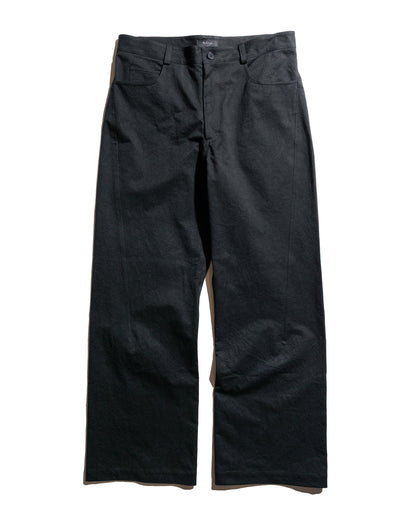 lost & found Wanze Wanze Darted Straight Leg Pant Washed Cotton Black