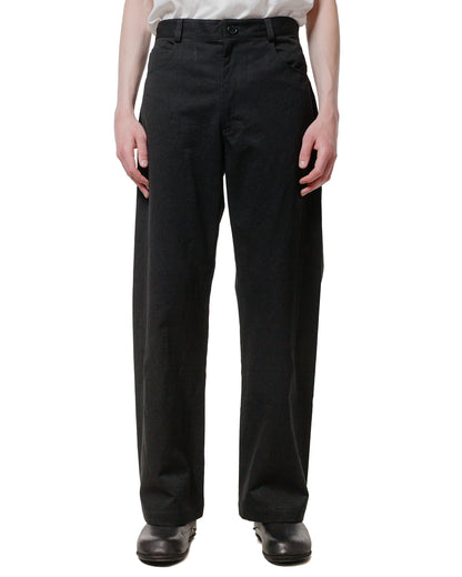 lost & found Wanze Wanze Darted Straight Leg Pant Washed Cotton Black