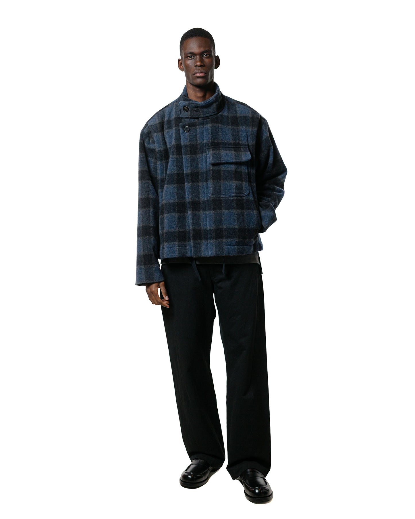 lost & found Wanze Wanze Dispatch Jacket Brushed Wool Plaid