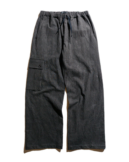 lost & found Wanze Wanze Easy Pant Cotton Linen Ramie Dark Charcoal