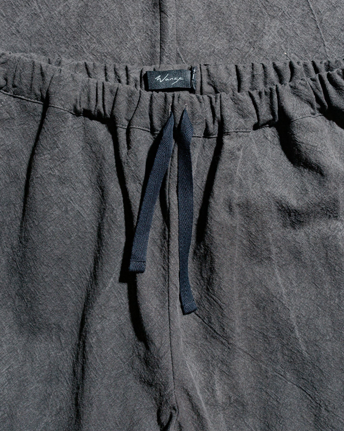 lost & found Wanze Wanze Easy Pant Cotton Linen Ramie Dark Charcoal