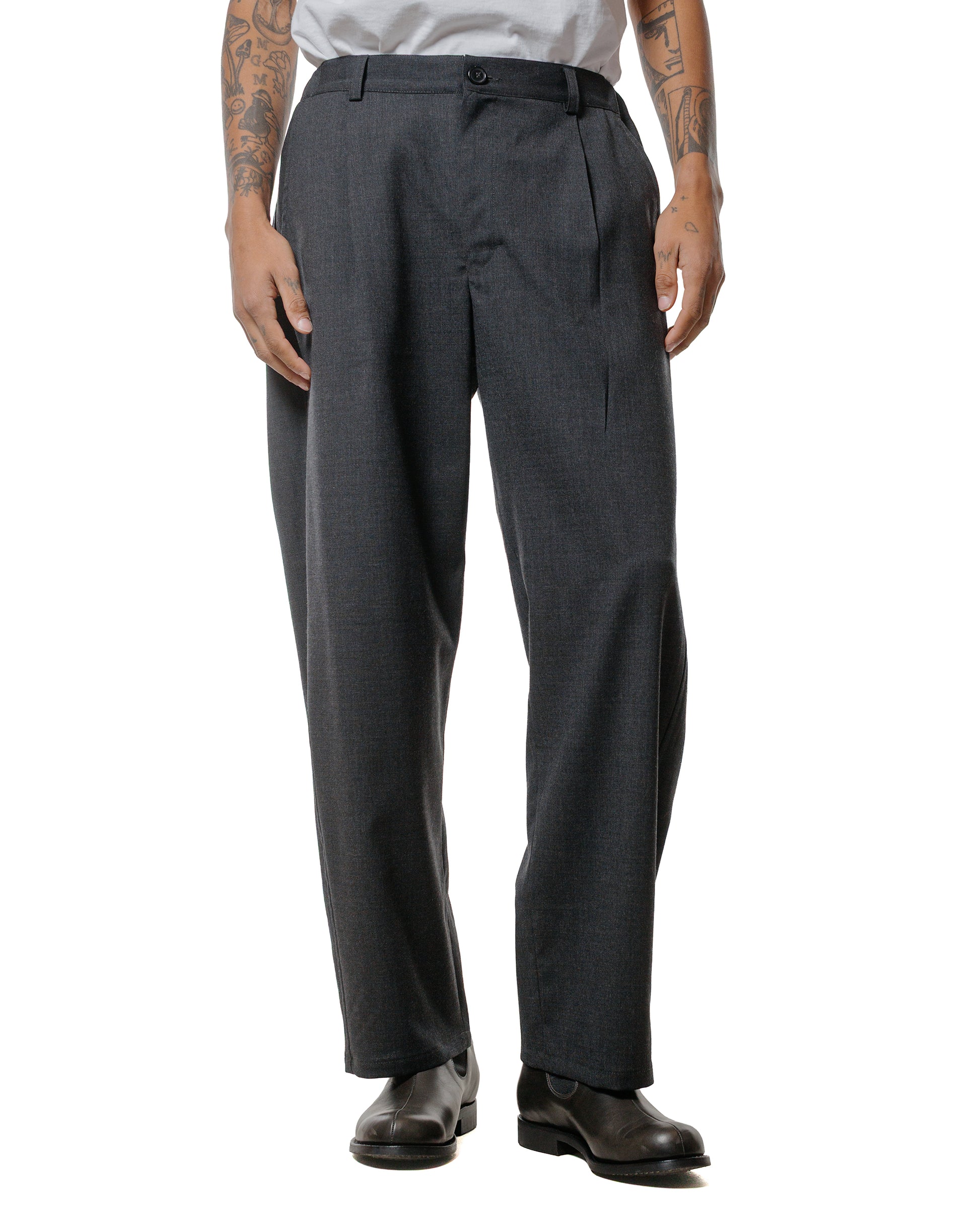 lost & found Wanze Wanze Easy Trouser Wool Grey