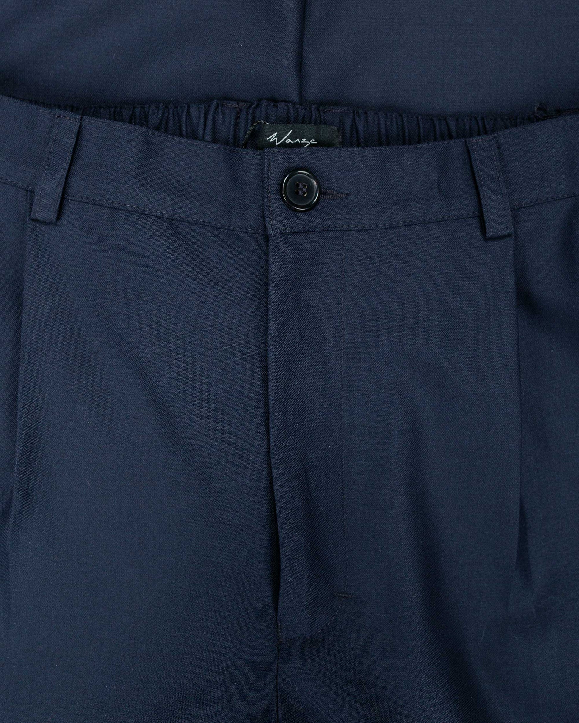 lost & found Wanze Wanze Easy Trouser Wool Navy
