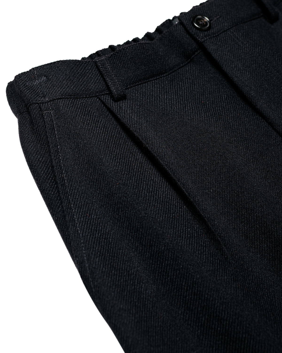 Wanze Easy Trouser Wool Serge Black