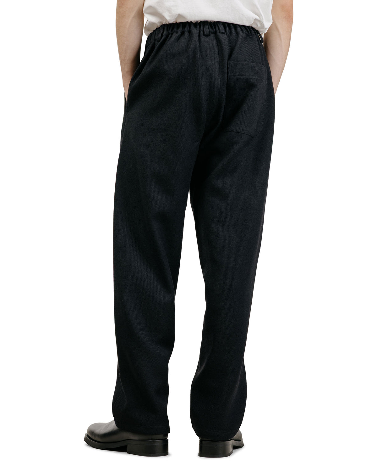Wanze Easy Trouser Wool Serge Black