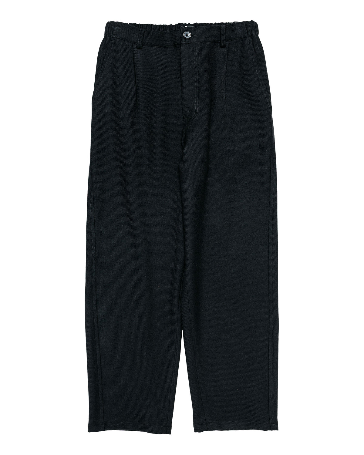 Wanze Easy Trouser Wool Serge Black