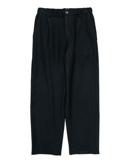 Wanze Easy Trouser Wool Serge Black