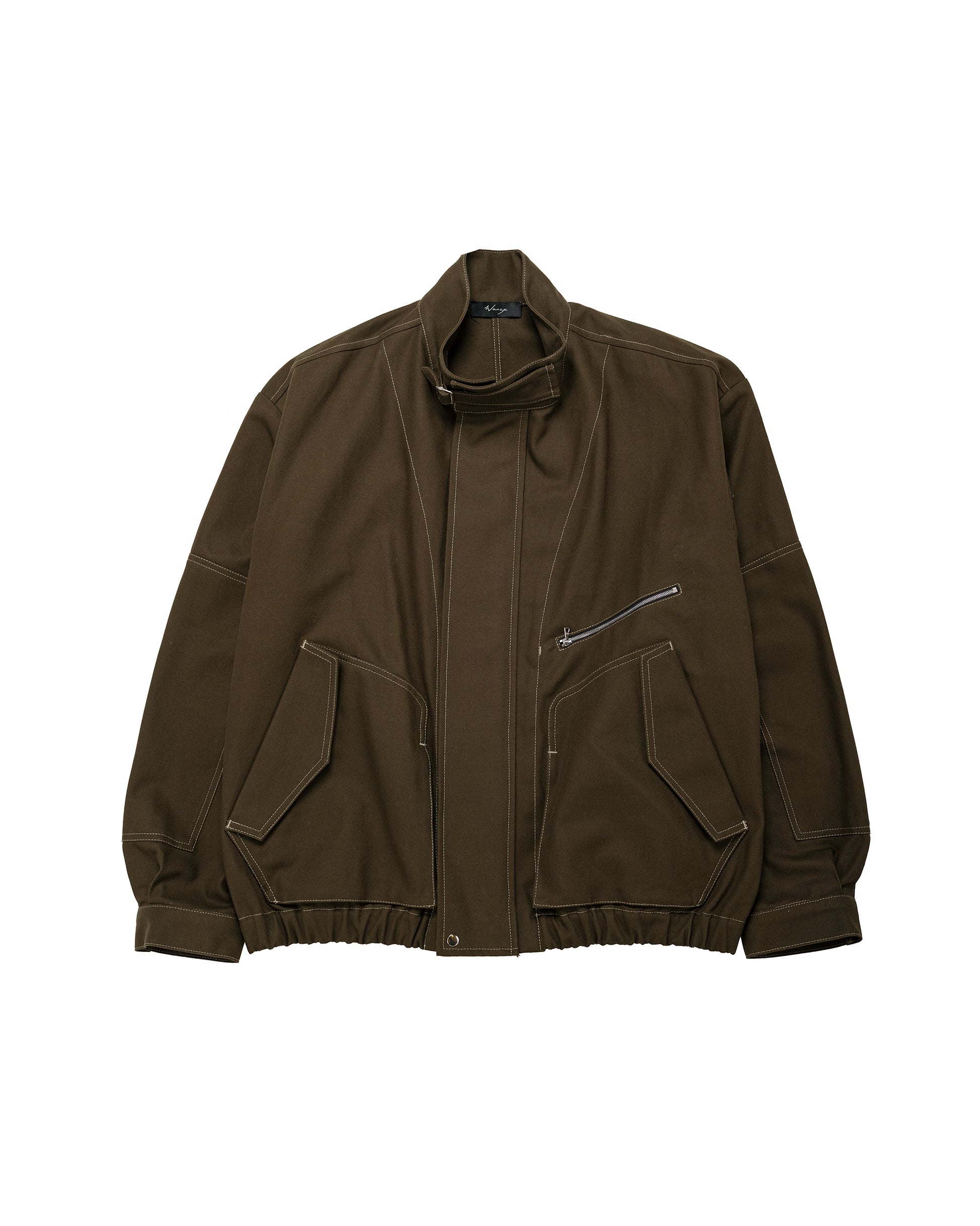 lost & found Wanze Wanze Flight Jacket Cotton Twill Army Green