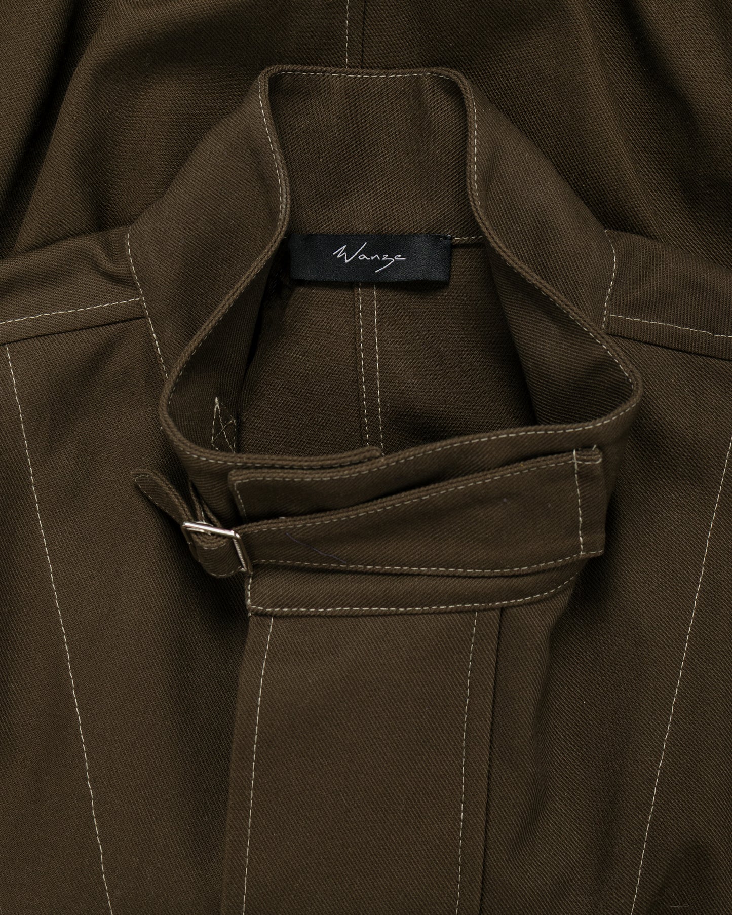 lost & found Wanze Wanze Flight Jacket Cotton Twill Army Green