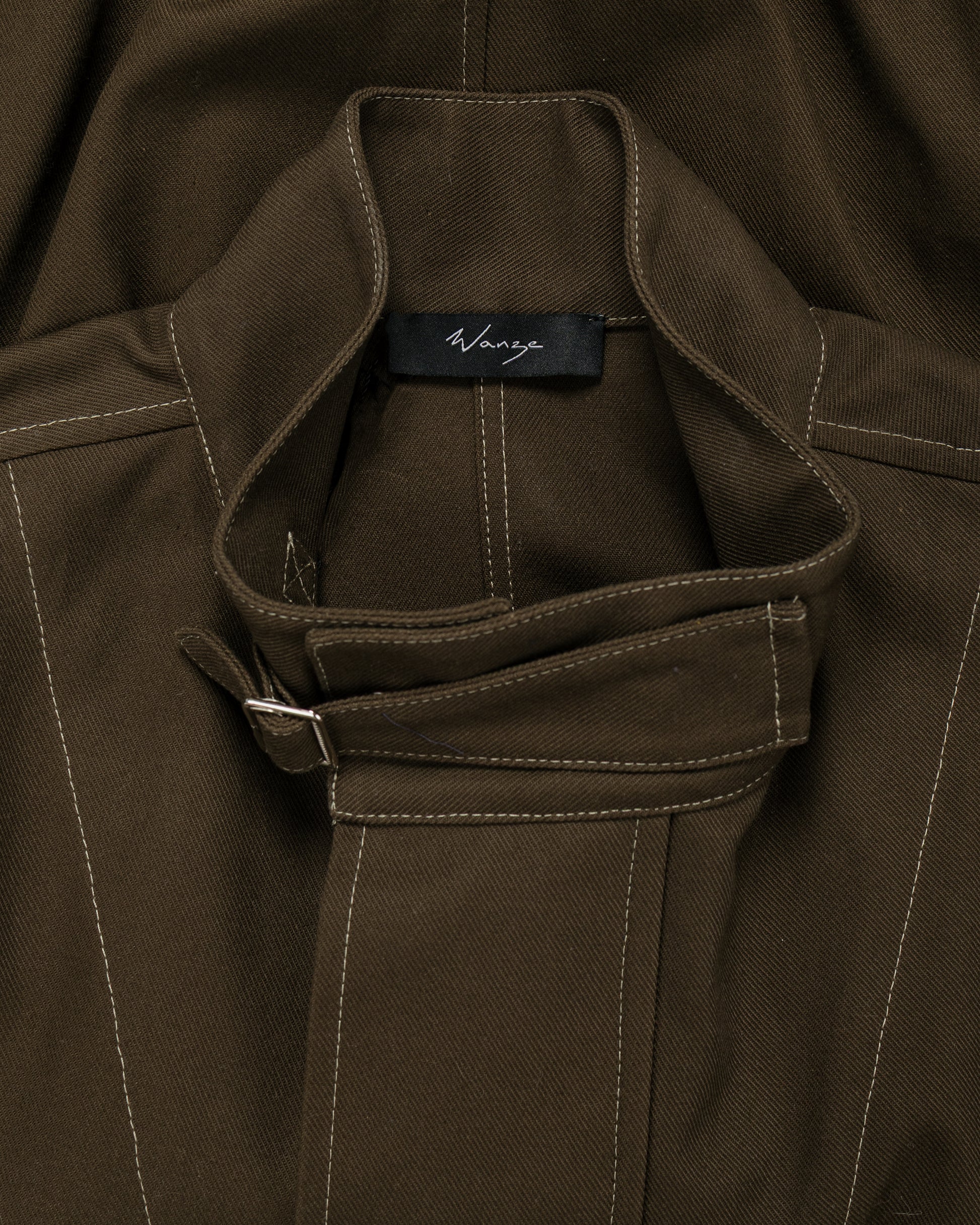 lost & found Wanze Wanze Flight Jacket Cotton Twill Army Green