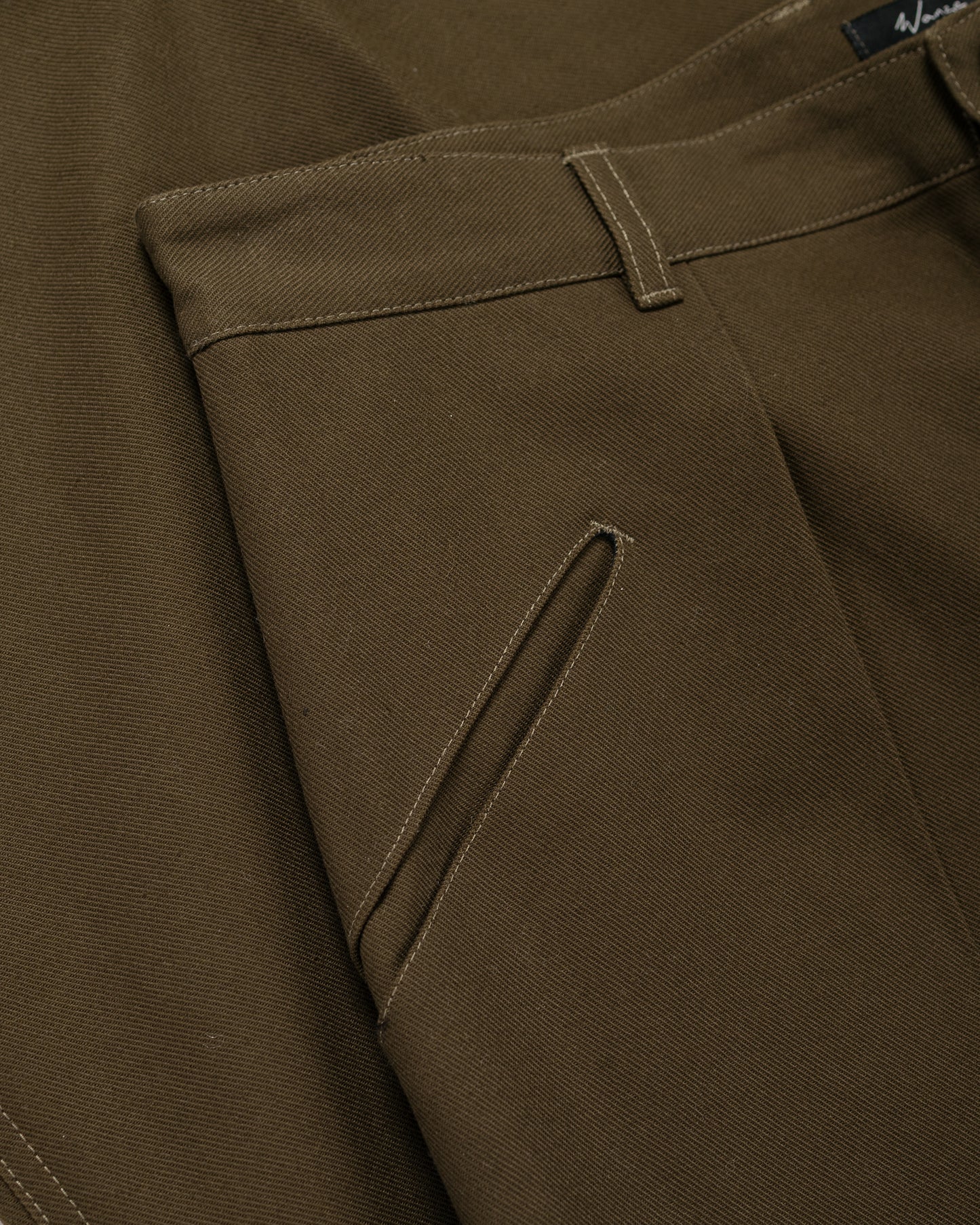 lost & found Wanze Wanze Flight Pant Cotton Twill Army Green