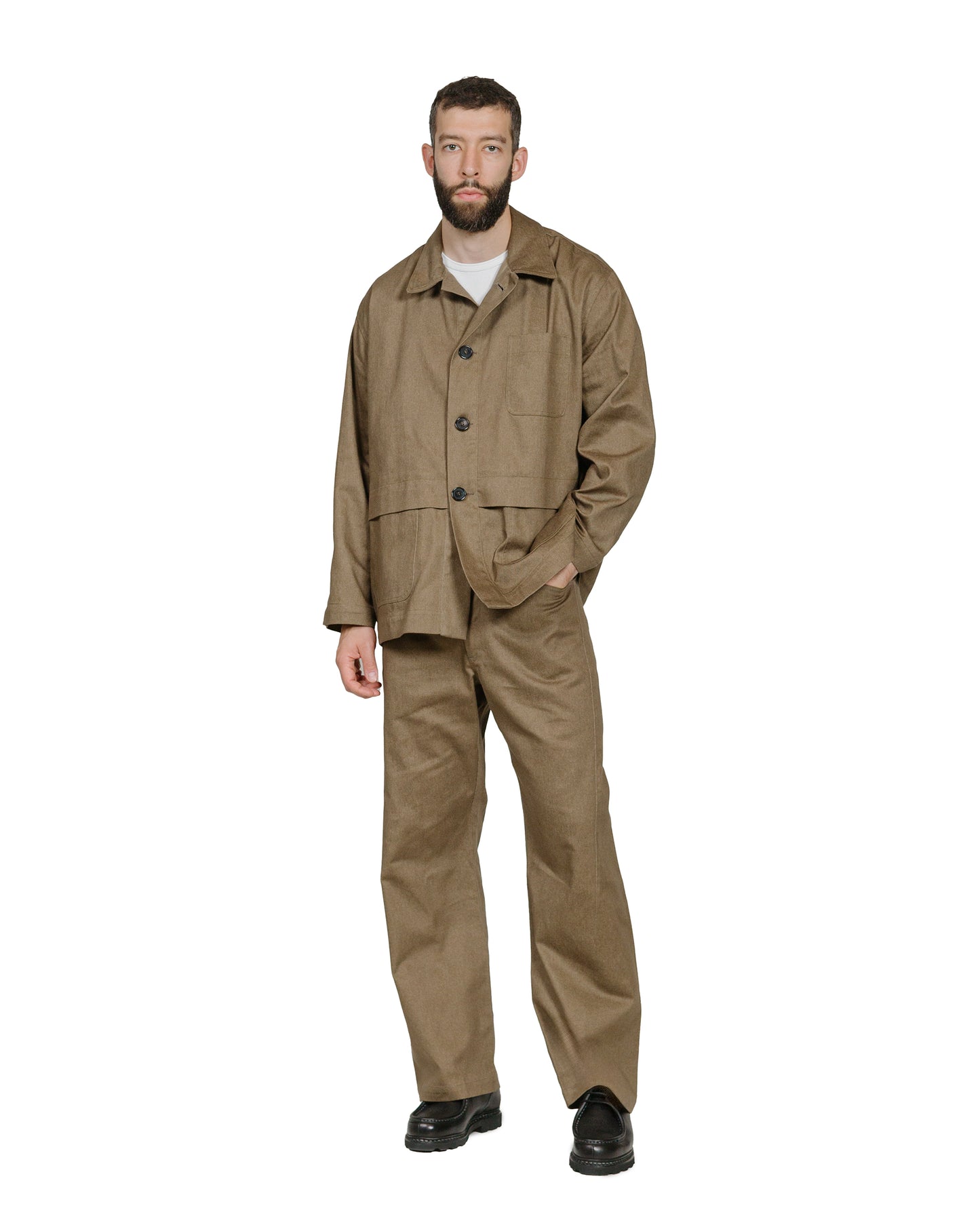 lost & found Wanze Wanze Forestiere Jacket Cotton Twill Oak