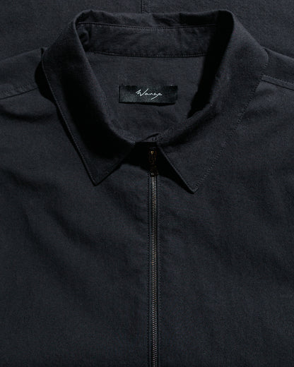 lost & found Wanze Wanze Half Zip Shirt Typewriter Cotton Black