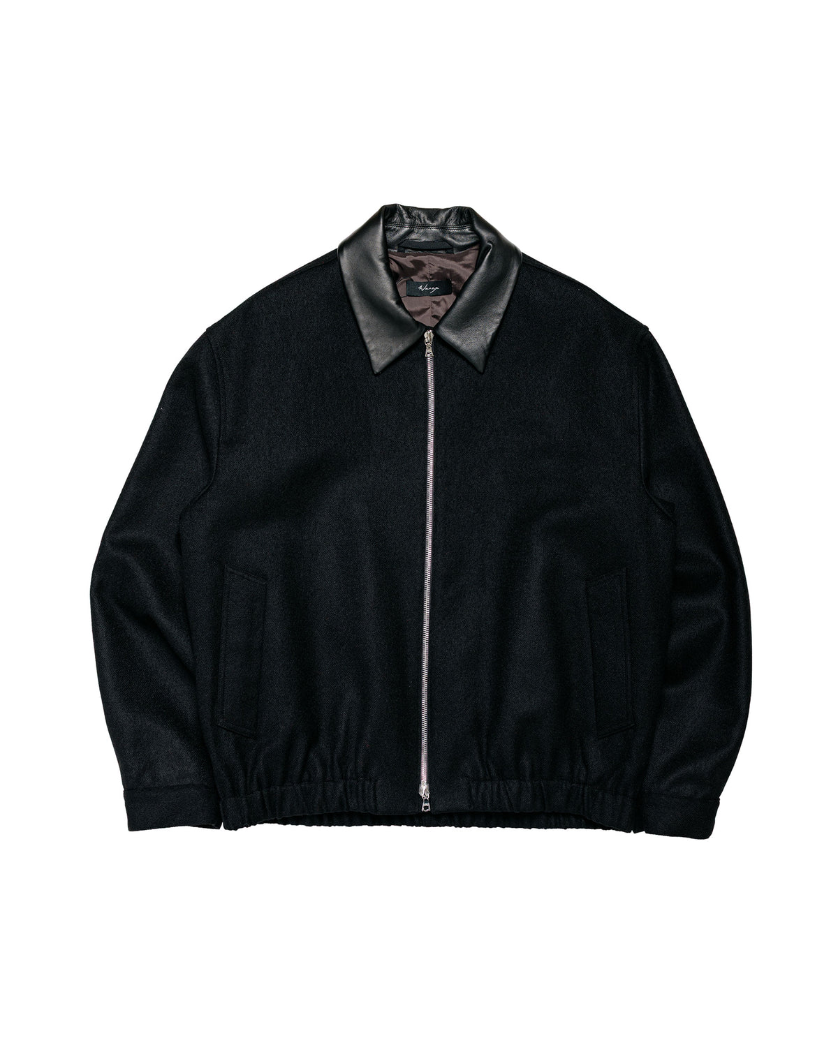 Wanze Harrington Jacket Wool Serge Black