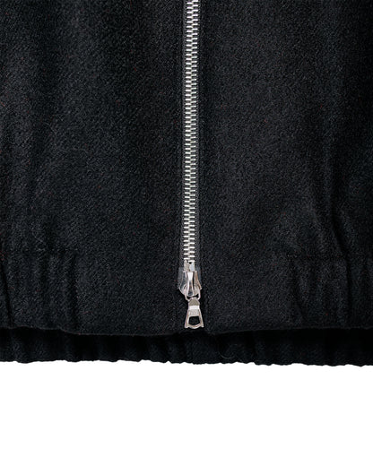 Wanze Harrington Jacket Wool Serge Black