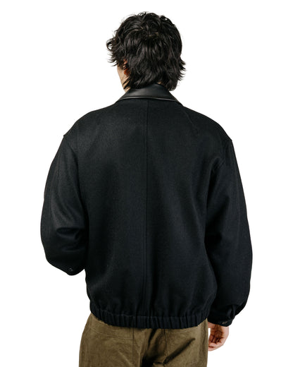 Wanze Harrington Jacket Wool Serge Black