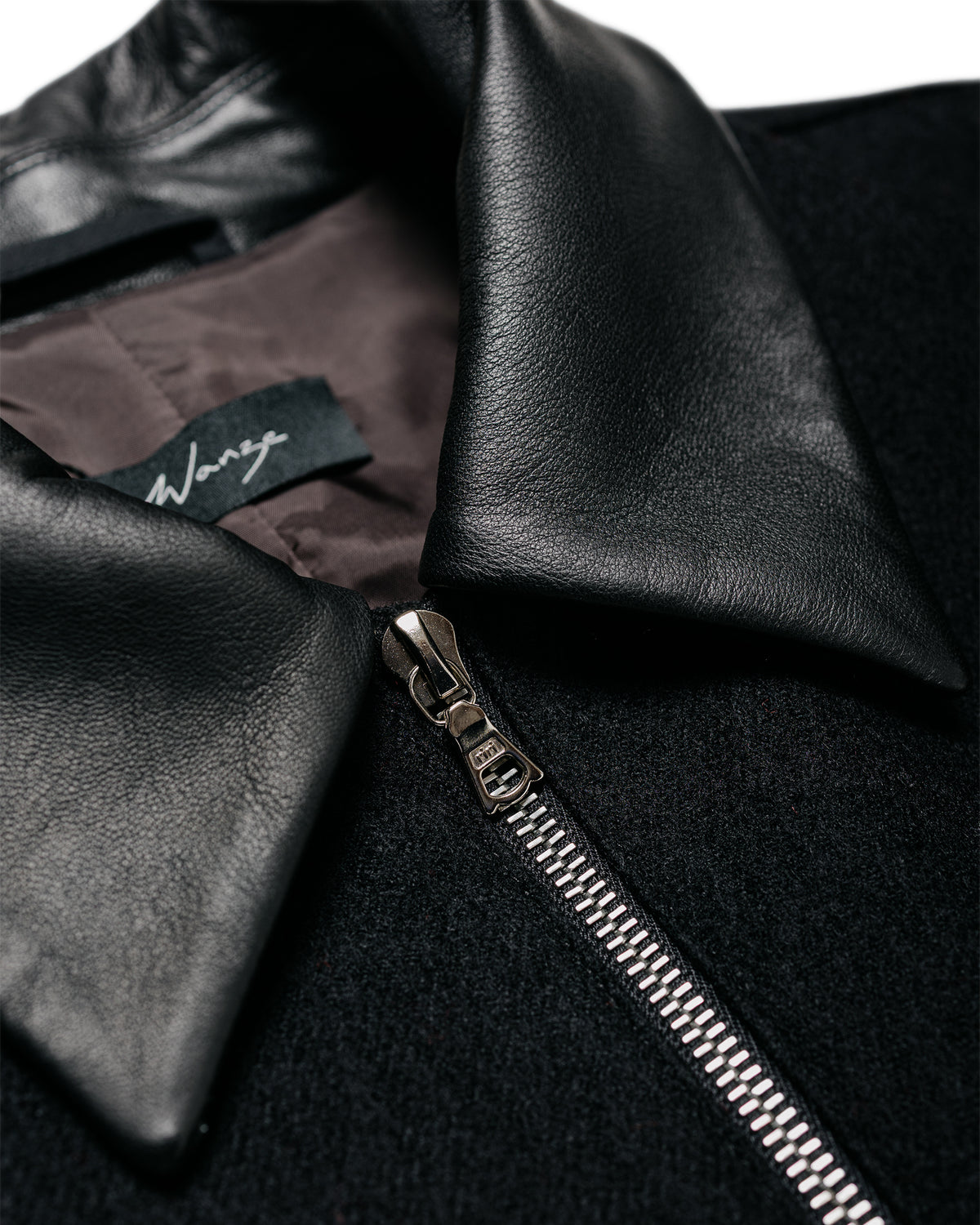 Wanze Harrington Jacket Wool Serge Black