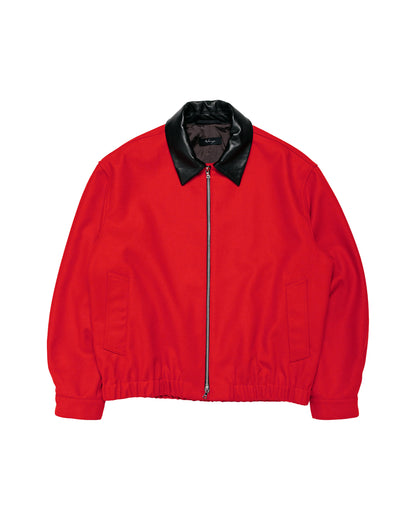 Wanze Harrington Jacket Wool Serge Red