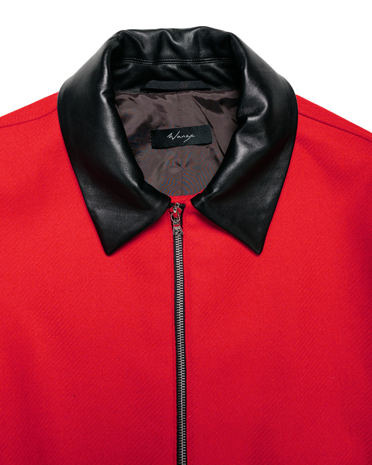 Wanze Harrington Jacket Wool Serge Red