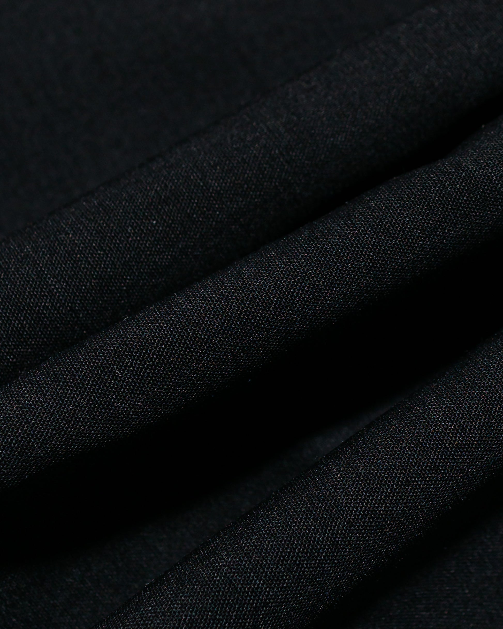 lost & found Wanze Wanze Layered Button Up Shirt Wool Voile Black