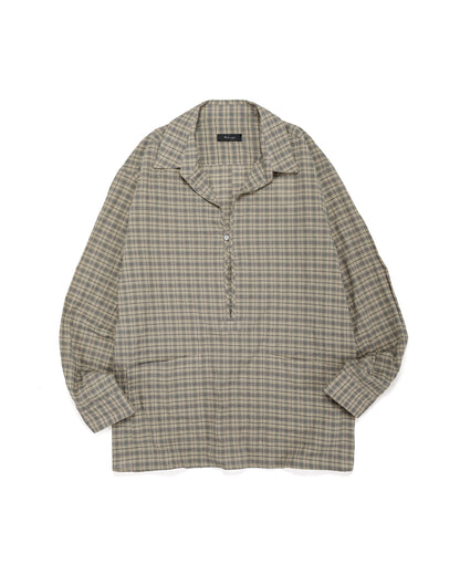 lost & found Wanze Wanze Skipper Shirt Organic Cotton Moss