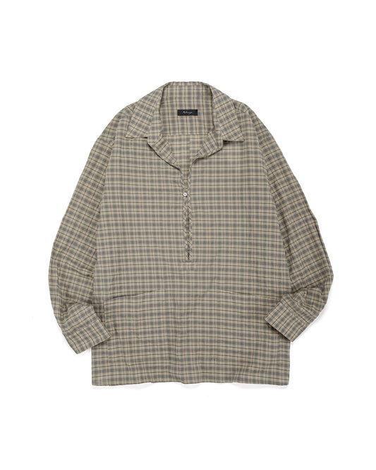 lost & found Wanze Wanze Skipper Shirt Organic Cotton Moss