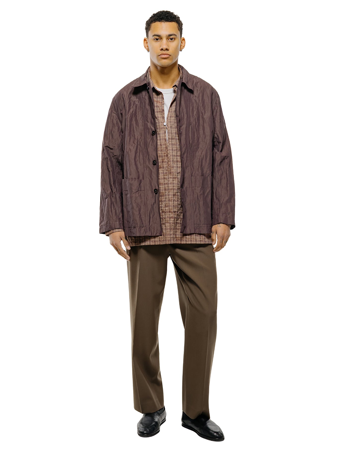 lost & found Wanze Wanze Skipper Shirt Organic Cotton Umber