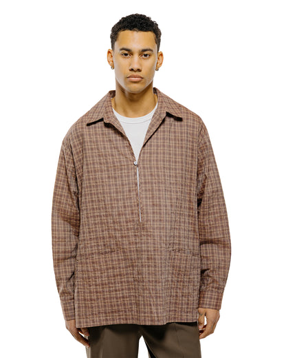 lost & found Wanze Wanze Skipper Shirt Organic Cotton Umber