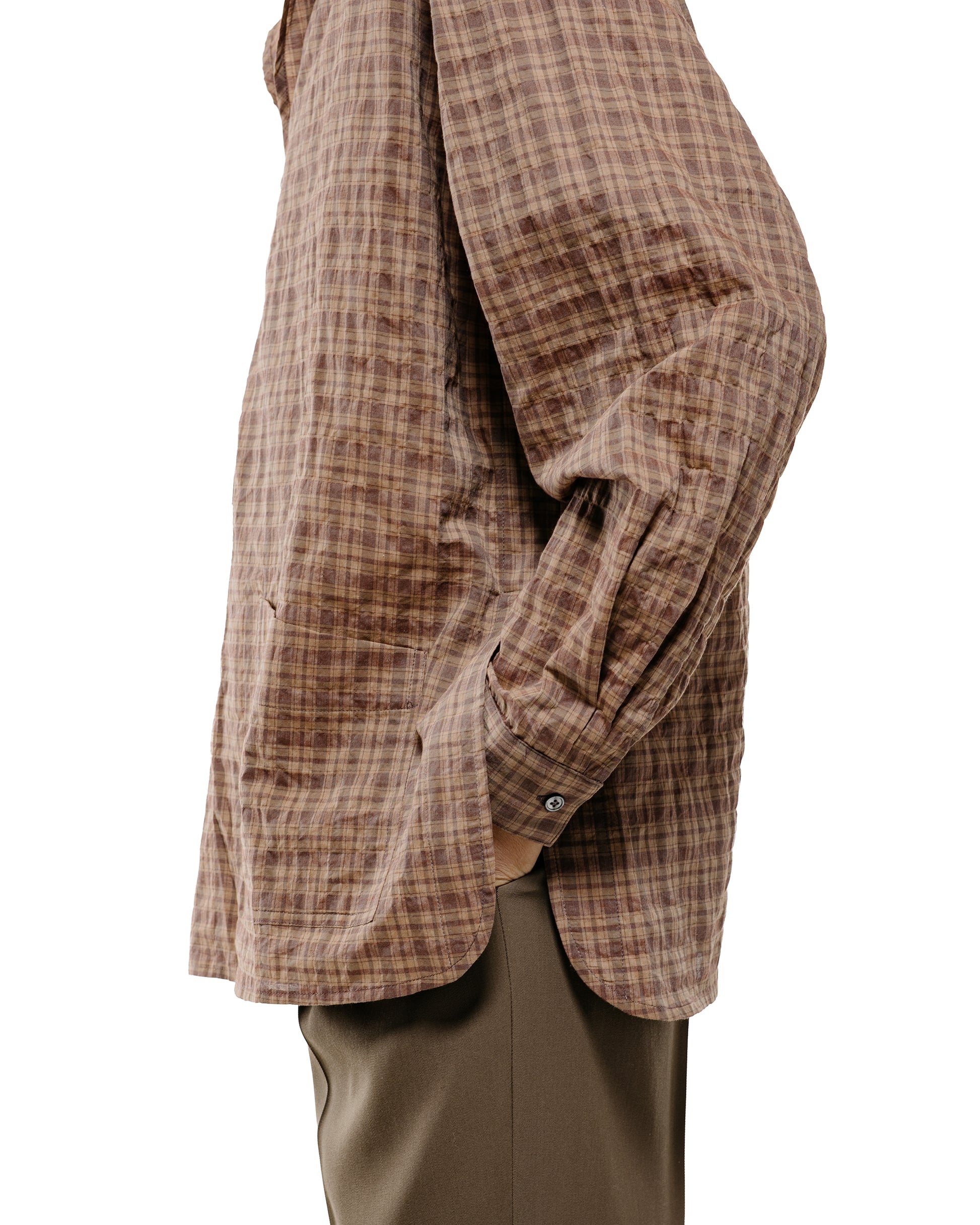 lost & found Wanze Wanze Skipper Shirt Organic Cotton Umber