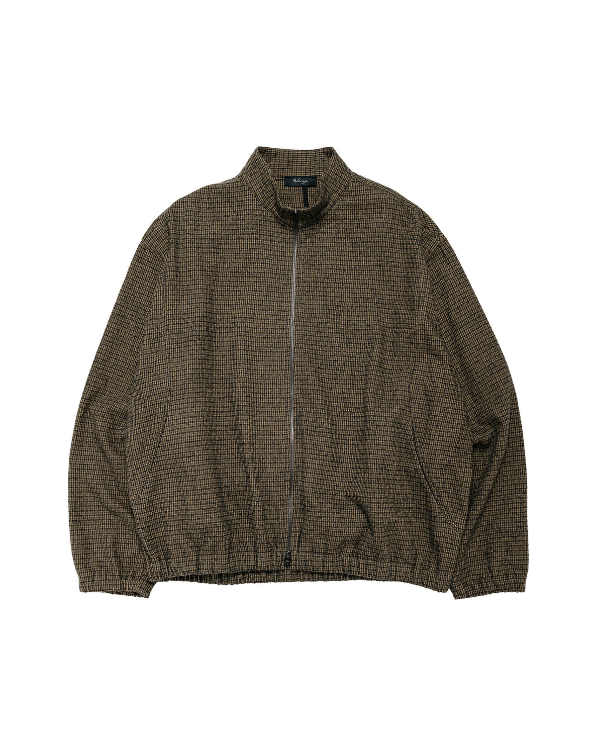 Wanze Track Jacket Brushed Cotton Wool Plaid