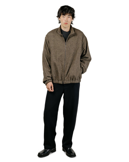 Wanze Track Jacket Brushed Cotton Wool Plaid
