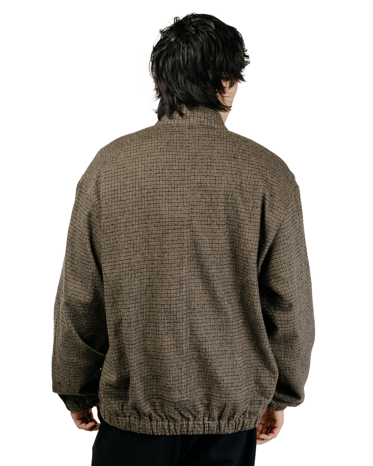 Wanze Track Jacket Brushed Cotton Wool Plaid